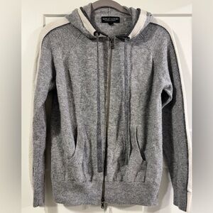 Repeat Luxury Cashmere Hooded Zip Up XS